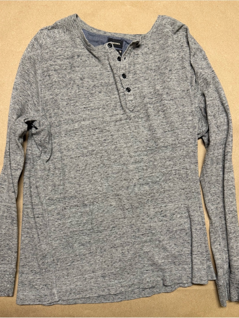 Diesel Grey Men’s XXL Long Sleeve Button Shirt Rare!